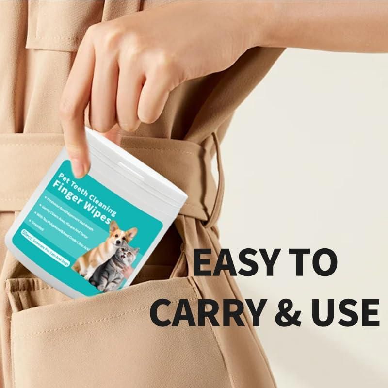 Dental Finger Wipes For Pets