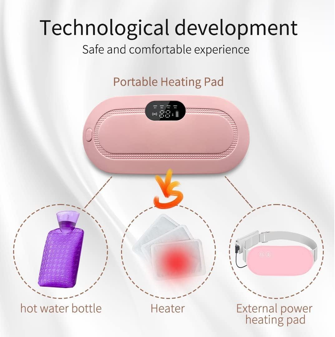 Portable Cordless Heating Pad - Period Cramp Massager