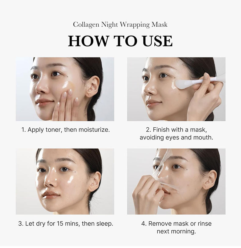 Collagen Night Wrapping Peel Off Mask - (Buy 1 Get 1 Free)
