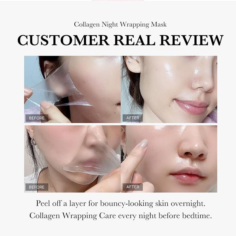 Collagen Night Wrapping Peel Off Mask - (Buy 1 Get 1 Free)