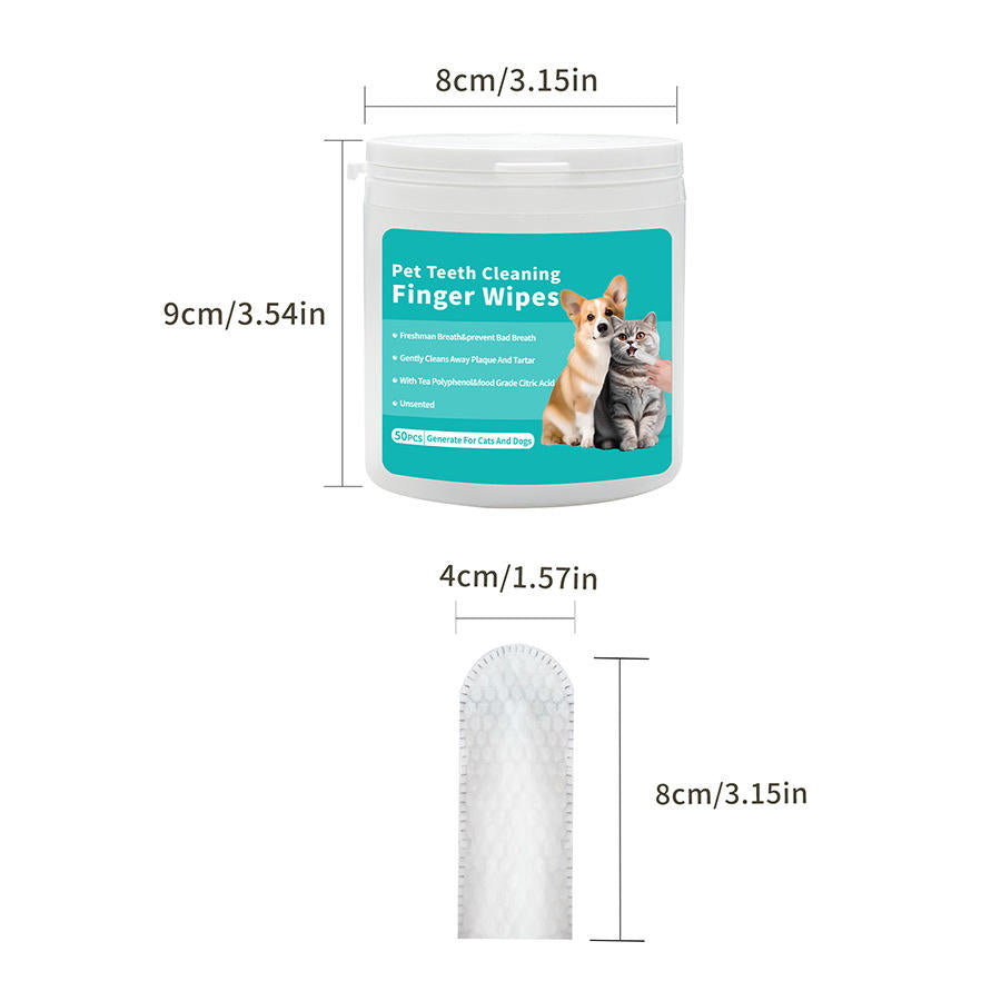Dental Finger Wipes For Pets