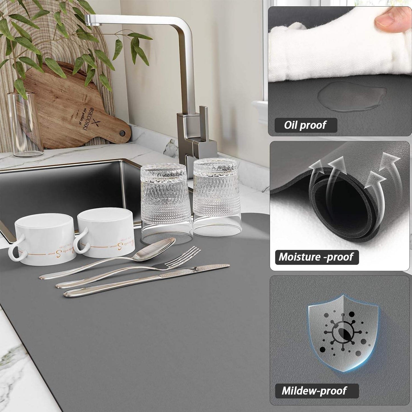 Quick-Drying Kitchen Mat