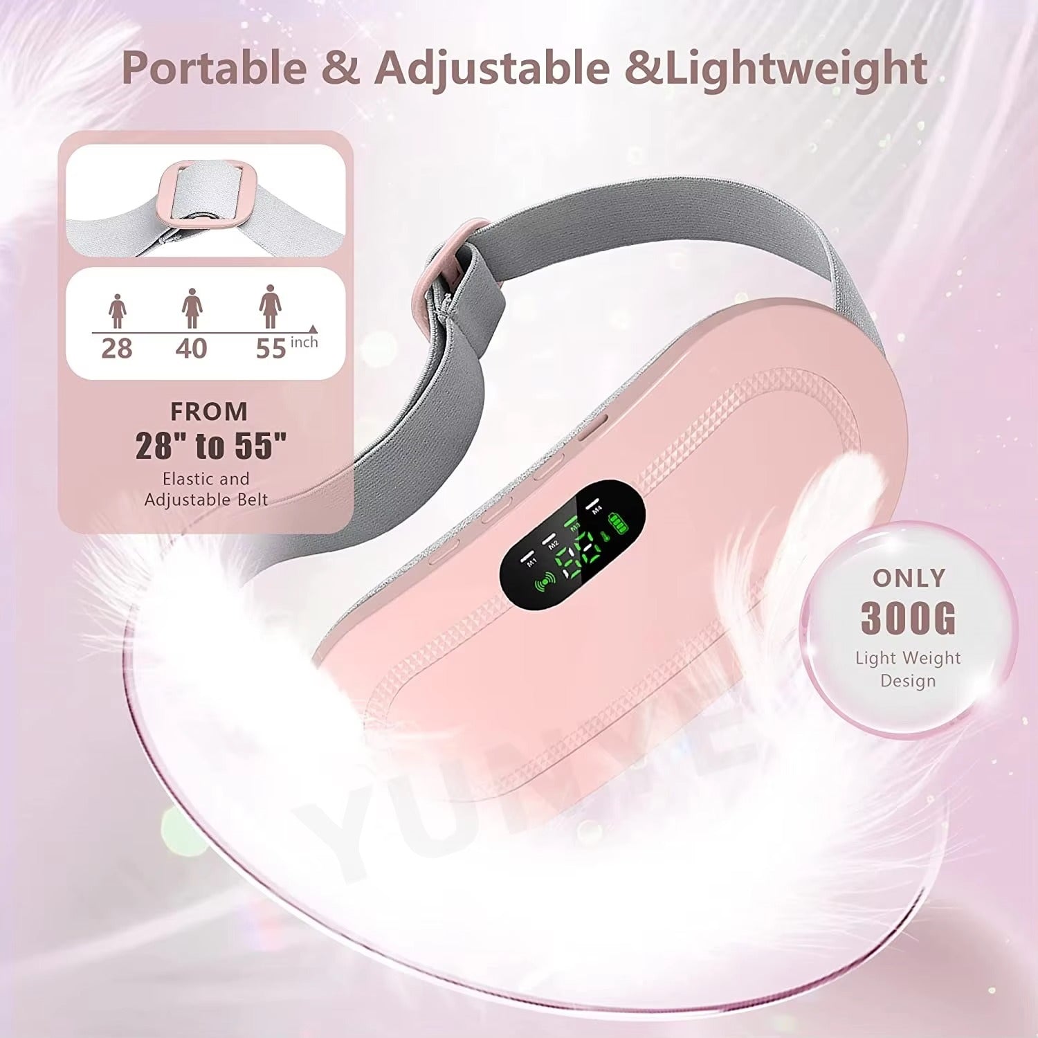 Prime Cordless Heating Pad - Period Cramp Relief Massager